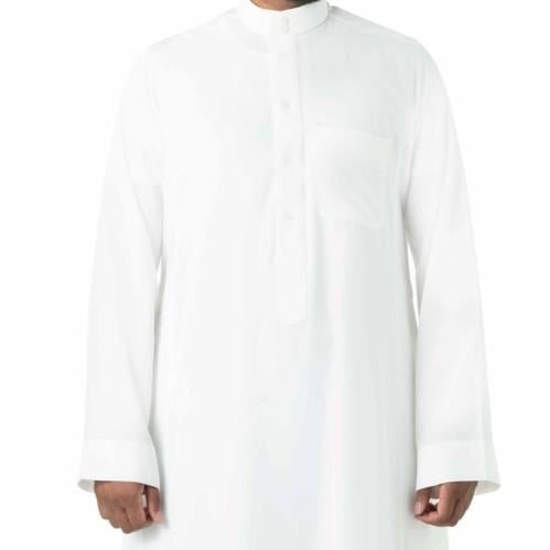 ثوب رجالي جاهز ازرار ظاهر ربع واقف
