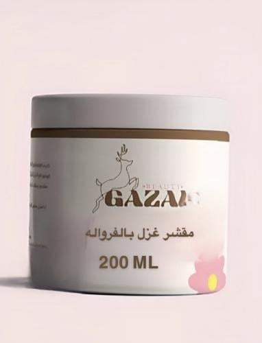 مقشر غزل بالفراولة