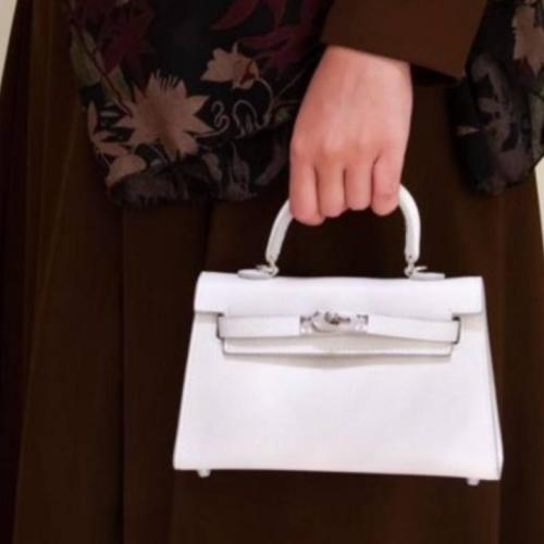 شنطة Hermes (كيلي) ابيض