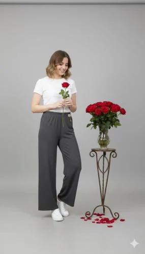 Wide-Leg بنطلون