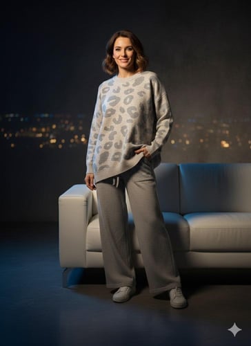 طقم منقوش زهري