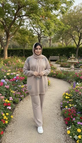 طقم بوردة بسيطة