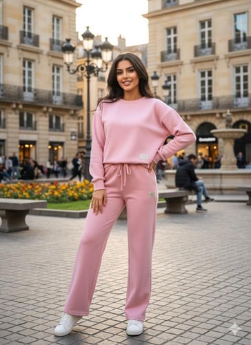 بجامة قطن بيوتي روز شتوية