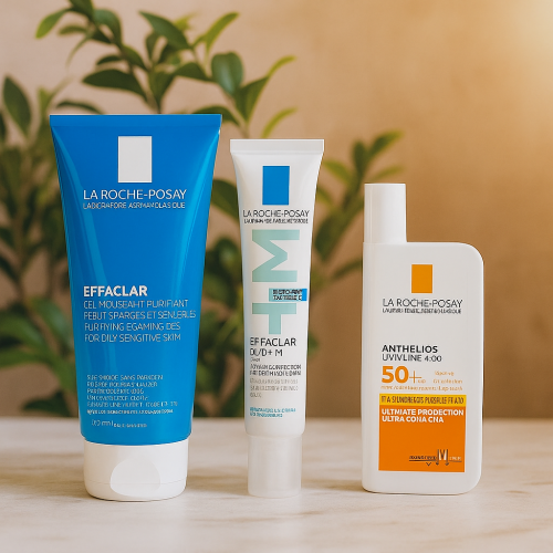 مجموعة العناية المتكاملة – غسول وكريم وواقي شمس من...