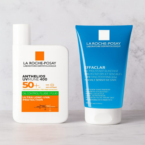 غسول إيفاكلار 200ml مع واقي شمس أنثيليوس من لاروش...