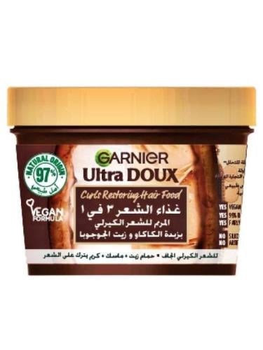 غارنيه الترا دوكس غذاء الشعر 3 في 1 المرمم للشعر ا...