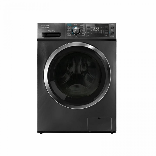 جنرال سوبريم غسالة أوتوماتيك تعبئة أمامية كومبو غس...