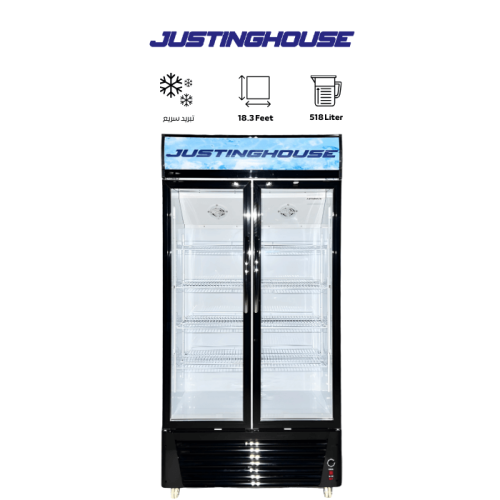 ثلاجة عرض بابين جستنغ هاوس 518 لتر - JSSW-599
