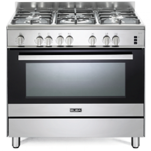 فرن فري ستاند غاز إلبا، 90 سم، بدون زجاج علوي - مو...