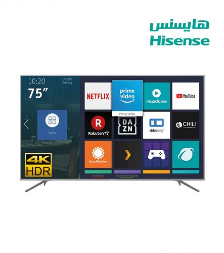 شاشة سمارت هايسنس 75 بوصة 4K-UHD-VIDAA