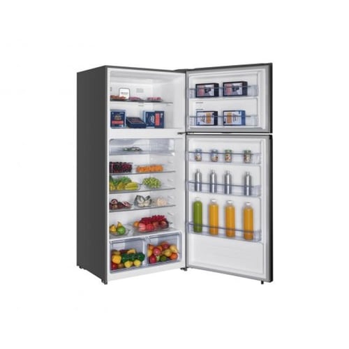 ثلاجة هايسنس بابين 22.5 قدم انفرتر سلفر