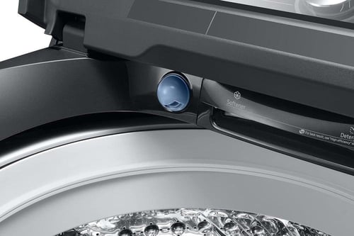 غسالة سامسونج، علوية، 21 كجم، تنشيف 75%، أسود - مو...