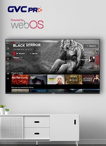 شاشة جي في سي برو 4K , WebOs سمارت 100بوصة , GVC-1...