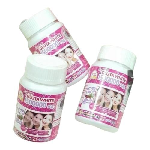 Gluta White 1500000mg180 حبوب التبييض جلوتا وايت