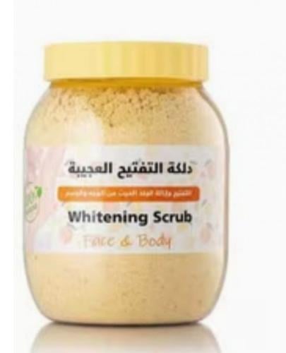 دلكة التفتيح العجيبة للوجه والجسم - مقشر طبيعي لبش...