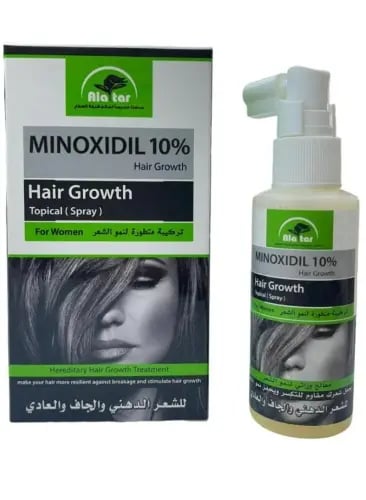 مينوكسيديل 10% بخاخ موضعي لنمو الشعر 65 مل
