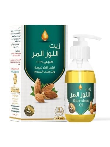 زيت اللوز المر الطبيعي 100% من وادي النحل - لترطيب...