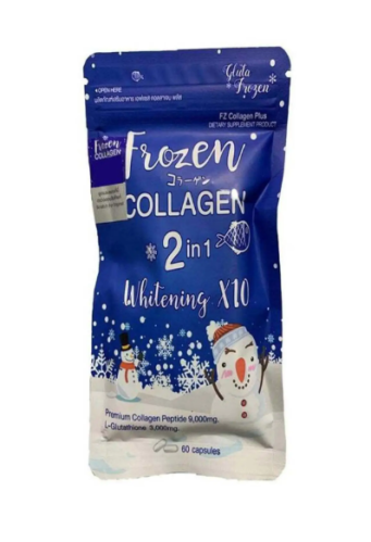 Gluta Frozen كولاجين مجمد 2 في 1 لتبييض البشرة، بب...