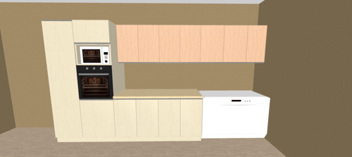 مطبخ الالمنيوم عادي الارتفاع 210 مع مجله واحد حوض...