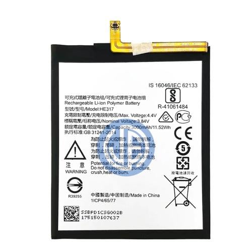 Nokia 6 charging battery
