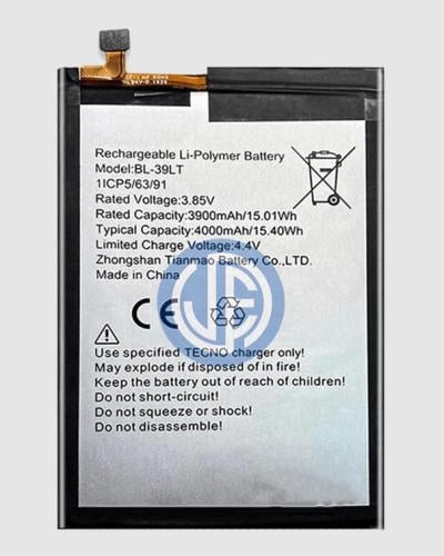 Tecno Spark 4 Lite battery