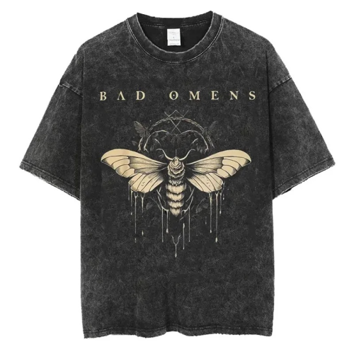 Music tour T-shirt retro 90s men