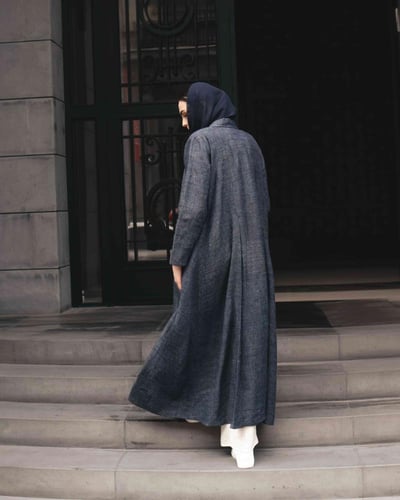 A Classic Abaya with A-Cut Blazer
