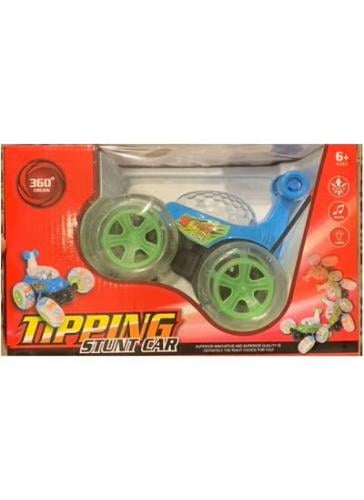 سيارة باللون الازرق مثيرة بجهاز تحكم عن بعد مع أضو...