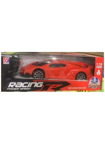 سيارة سباق رياضية جديدة فائقة السرعة احمر اللون بج...