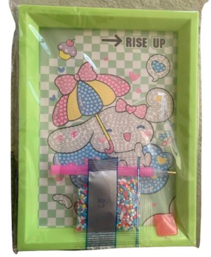 لوحة فنية كرتونية ماسية للأطفال إطار صورة من الصلب...