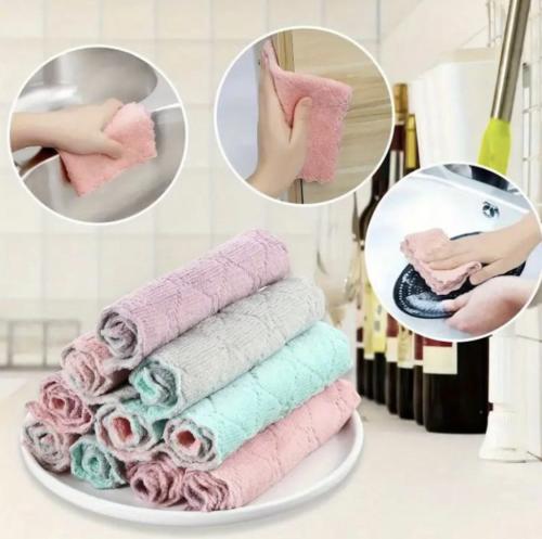 3 قطع من مناشف المطبخ متعددة الأغراض - مناشف أطباق...