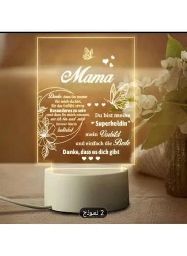 دفتر ملاحظات إبداعي قابل لإعادة الكتابة بإضاءة ليل...