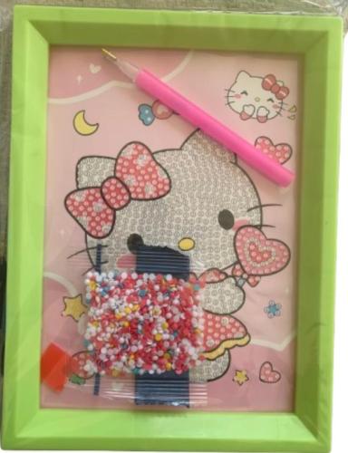 لوحة فنية كرتونية ماسية للأطفال إطار صورة من الصلب...