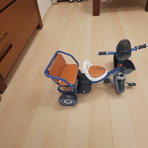 دراجة ثلاثية للأطفال من 2-6 سنوات باللون الأزرق RD...