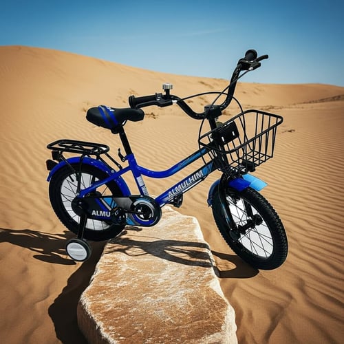 دراجة أطفال بعجلات تدريب وسلة أمامية - موديل B12JQ...