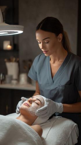 Normal skin cleaning