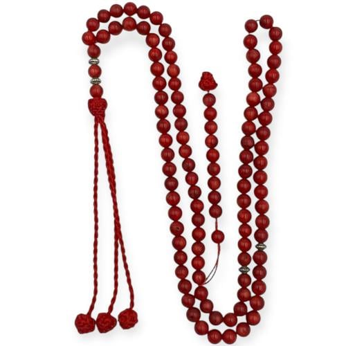 سبحة المرجان الطبيعي 99 خرزة