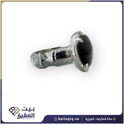 خاتم تفصيل حسب الطلب صياغة حجازية-عقيق يمني كبدي