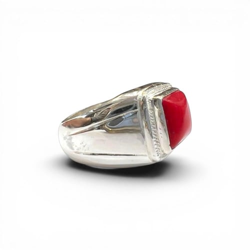 خاتم المرجان الطبيعي