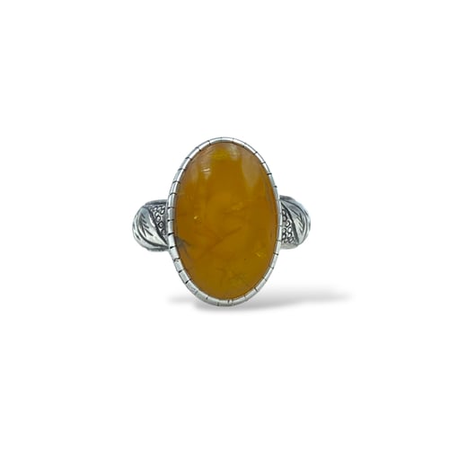 خاتم البرتاش الكهرب الألماني وبصياغة حجازية 001022