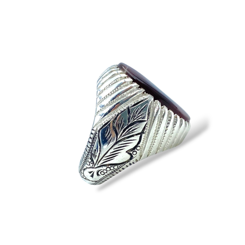 خاتم العقيق اليمني 001043