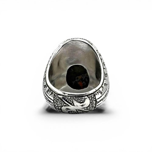 خاتم عقيق يمني صياغه يدوي حجازي برتاش