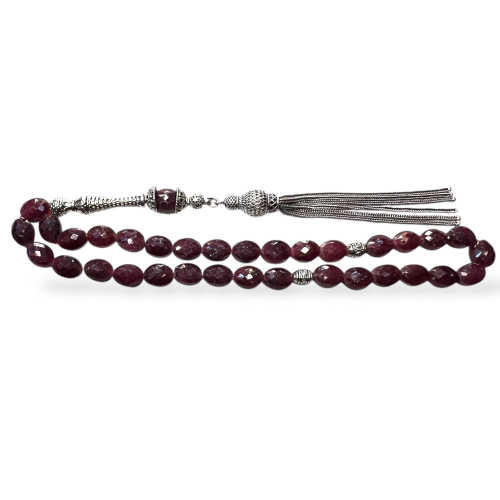 سبحة الياقوت الأفريقي - الطبيعي