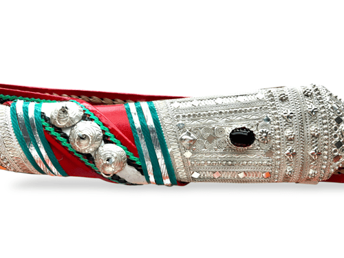 جنبية الذريع المحبب بالياقوت الافريقي 50 سم