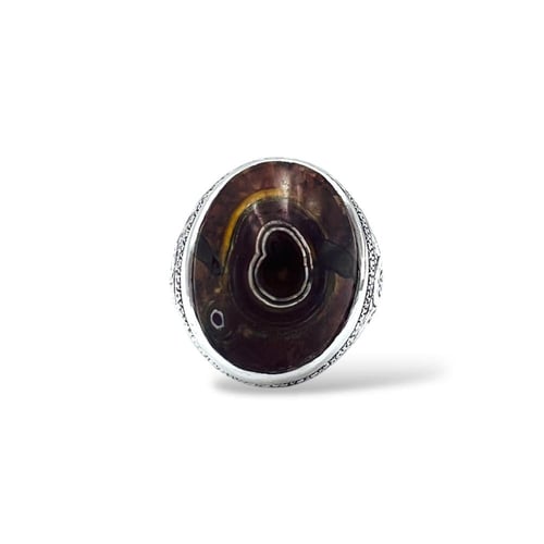 خاتم البرتاش بالعقيق السليماني وبصياغة حجازية برتا...