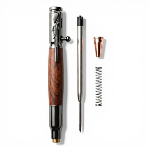 قلم البندقية ( الطلقة ) الملبس بالخشب