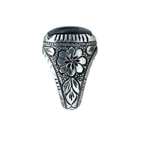 خاتم العقيق السليماني اليمني 001043