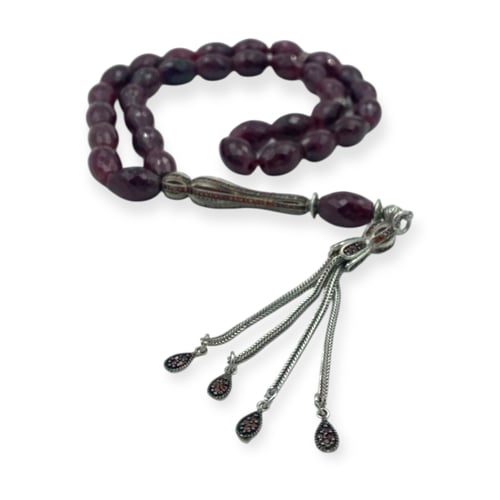 سبحة الياقوت الأفريقي - الطبيعي