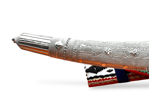 جنبية الذريع المحبب مطعمه باللازورد 60 سم