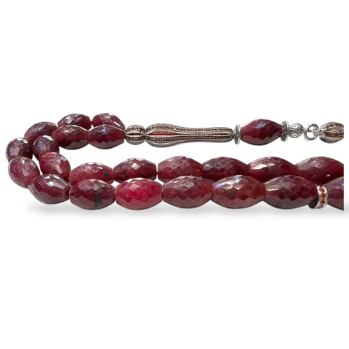 سبحة الياقوت الأفريقي - الطبيعي